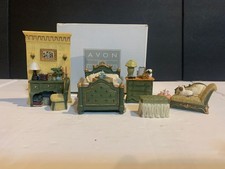 Avon Collectibles - Victorian Memories Miniature Furniture - Bedroom picture