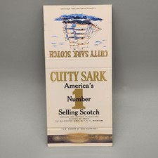 Vintage Cutty Sark Scotch Matchbook Cover picture