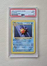 Starmie - Shadowless - PSA 9 - Base Set - Pokémon - 1999 - WOTC #64 picture