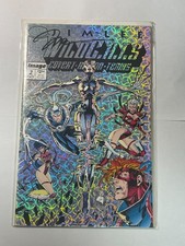 WildC.A.T.s #2 1992 Signed Jim Lee Prism Foil 1st Wetworks Image Comics picture