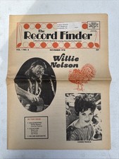 November 1978 The Record Finder Newspaper Willie Nelson Connie Francis  (BM43)-2 picture