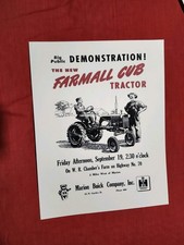 farmall Cub Tractor Advertising McCormick Deering Advertising  picture