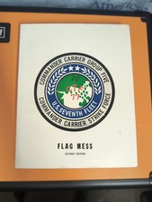 USS CC Grp 5 7th Fleet 70 CTF 77 Flag Mess 2nd Edition Cook Book vtg Military SF picture
