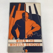 When The Wheels Revolve GM Auto Facts Vintage Informational Pamphlet 1944 40s picture