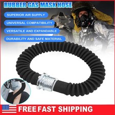 0.5M Rubber Gas Mask Hose for Connection w/ The 40mm Filter Boxes & Respirator picture