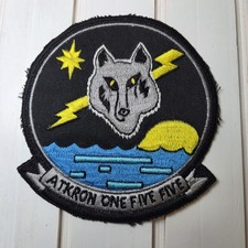 New Vintage 1987 US Navy VA-155 Silver Foxes ATKRON A-6 Intruder Patch picture