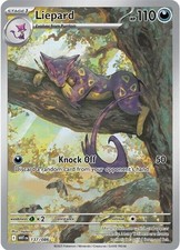 Pokemon Liepard 137/086 Holo Illustration Rare White Flare NM picture