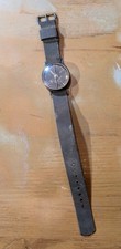 Vintage WWII US Military Wrist Compass W.C. Co - Waltham Canvas Strap picture