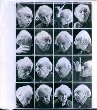 1968 Leopold Stokowski Rehearsing American Symphony Orchestra Musician 8x8 Photo picture