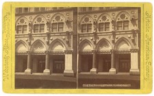 CONNECTICUT STEREOVIEW - Hartford - Capitol East Entrance - Webster 1890s picture