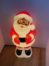 Rare 1999 Grand Venture African American Santa Blow Mold 18” Christmas picture
