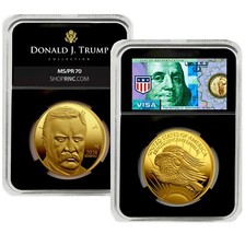 Theodore Roosevelt Gold Coin Double Eagle - Flying American Eagle picture