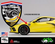 fit Chevrolet Corvette zr1 z06 racing side decal sticker c8 c7 c6 c5 stingray picture