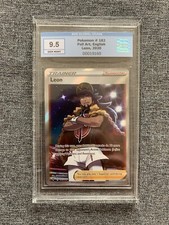 Pokemon Vivid Voltage Leon 182/185 Full Art Trainer PSA EGS 9.5 English Gem Mint picture