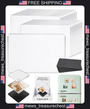 Acrylic Magnet Kit with Magnetic Backing for Photos & Crafts, 3mm Clear Sheets picture