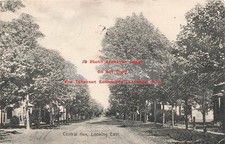 MI, Zeeland, Michigan, Central Avenue, Looking East, 1910 PM picture