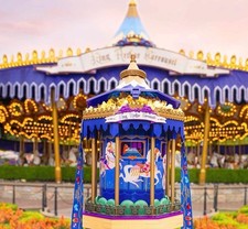 Disney 2026 King Arthur Carousel Popcorn Bucket - Spins/Plays Music/Lights Up picture