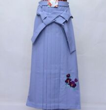 Hakama Embroidered Wisteria Purple Shimo 87 91 95Cm For Graduation Ceremony Stoc picture