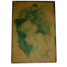 Harrison Fisher Common Sense Postcard Reinthal Newman Six Senses Antique 1900s picture