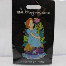 B5 Disney WDI MOG LE 300 Pin Flower Girls Series Wendy Peter Pan picture