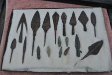 Ancient Bronze Arrowheads - Roman, Greek, Luristan, etc. picture