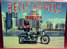 HELLS ANGELS FOREVER ORIGINAL COLLECTOR CALENDAR VINTAGE 1997  (NOS) picture