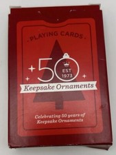 Hallmark 50th Anniversary Playing Cards Club Exclusive KOC Ornament Deck 2023 picture