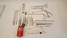 Vintage Miltex Germany forceps biopsy suction medical Lawson surgery tool lot picture