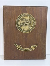 VTG Florida Independent Automobile Dealers Association Member Plaque Wood/Brass picture