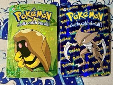 Kabuto Kabutops 141 Pokémon Vintage Prism Vending 2000 Sticker Nintendo Carddass picture