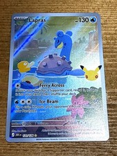 Pokémon TCG Lapras 131/128 Illustration Rare 30th Celebration NM picture