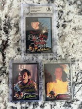 1991 Impel Nightmare On Elm Street Cards Signed Robert Englund Ricky Dean Nancy picture