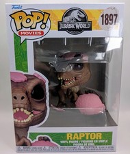 Funko Pop Jurassic World Spring/Easter Raptor Vinyl Figure #1897 + Protector picture