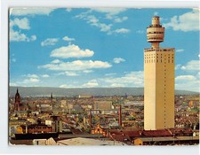Postcard Henninger Turm und Stadtpanorama Frankfurt Germany picture