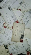 30 Antique Handwritten Love Letters Long Distance Marriage Early 1920s Ohio picture