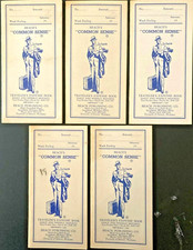 1970's Lot of 5 Beach's Common Sense Traveler's Expense Books - Unused picture