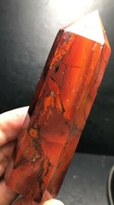 126g WOW Ocean Jasper Quartz Geode Reiki Agate CRYSTAL WAND POINT Healing X174 picture