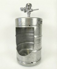 Unique urinals made from beer kegs  / Without manual flush valve picture