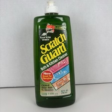 Vintage Turtle Wax SCRATCH GUARD Bath & Kitchen Cleaner USA Unopened 24 oz 1987 picture