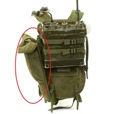 US Military Antenna Bag - CW-503 / PRC-25 - Canvas - Vietnam Military Radio picture
