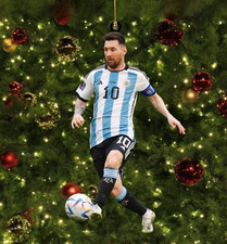 Messi Argentina Christmas Acrylic Ornament, Custom Acrylic Ornament picture