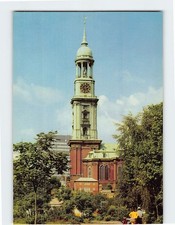 Postcard St. Michel's Church Hamburg Germany picture