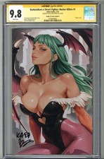 DARKSTALKERS STREET FIGHTER #1 CGC 9.8 SS SIGNED KATYA SINYUKHINA VIRGIN VARIANT picture