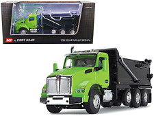 Kenworth T880 Day Cab with Rogue Transfer Dump Body Truck and 1/64 Diecast Model picture