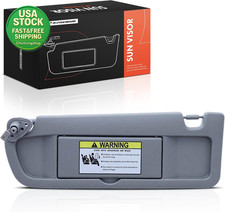 Left Driver Side Sun Visor Light Gray for Honda Civic 2006 2007 2008 2009 2011 picture