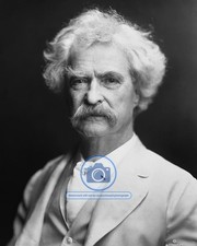 MARK TWAIN WRITER AND HUMORIST 8X10 B&W PHOTO picture