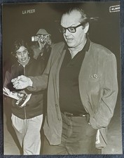 1987 Jack Nicholson Film Premiere Hollywood 7x9 Press Photograph picture