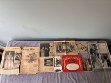 HISTORIC GROUP OF ANTIQUE UK ROYAL ITEMS INCLUDING ACTUAL PHOTOS OF ROYALS~GREAT picture
