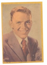 Frank Sinatra 1959 MGM Movie Star Trading Card Vintage Hollywood picture