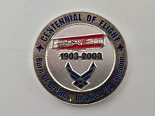 Centennial Of Flight 1903-2003 KMC Air Force Ball USAF Challenge Coin picture